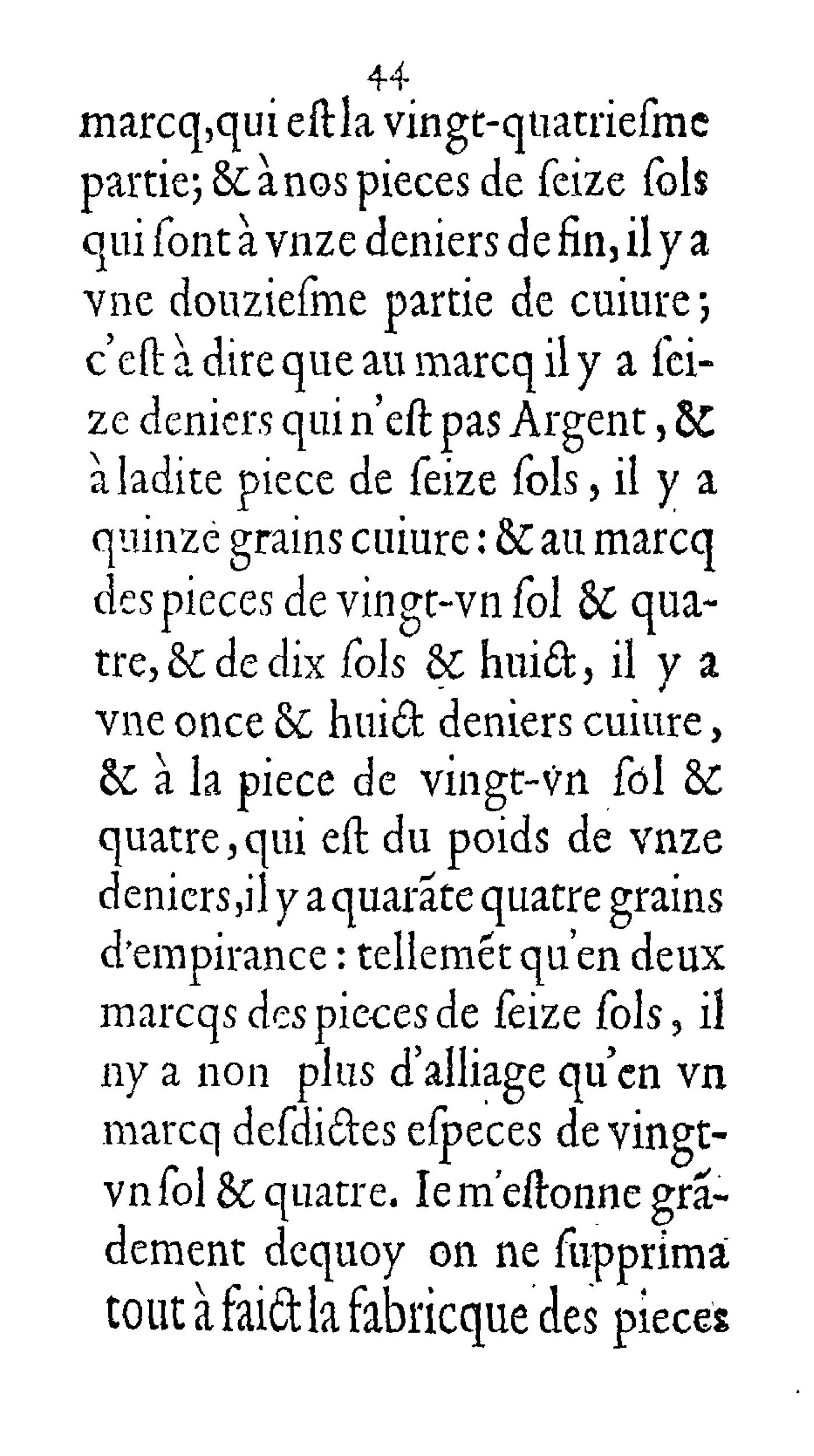 1624 - Jacques du Coq - Trésor des monnaies - Harvard University