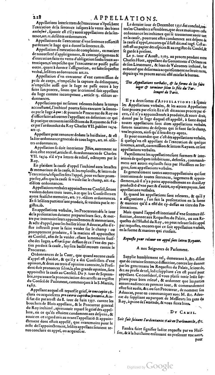 1629 - Veuve Nicolas Buon - Trésor du droit français (21754 T. 1) - BM Lyon