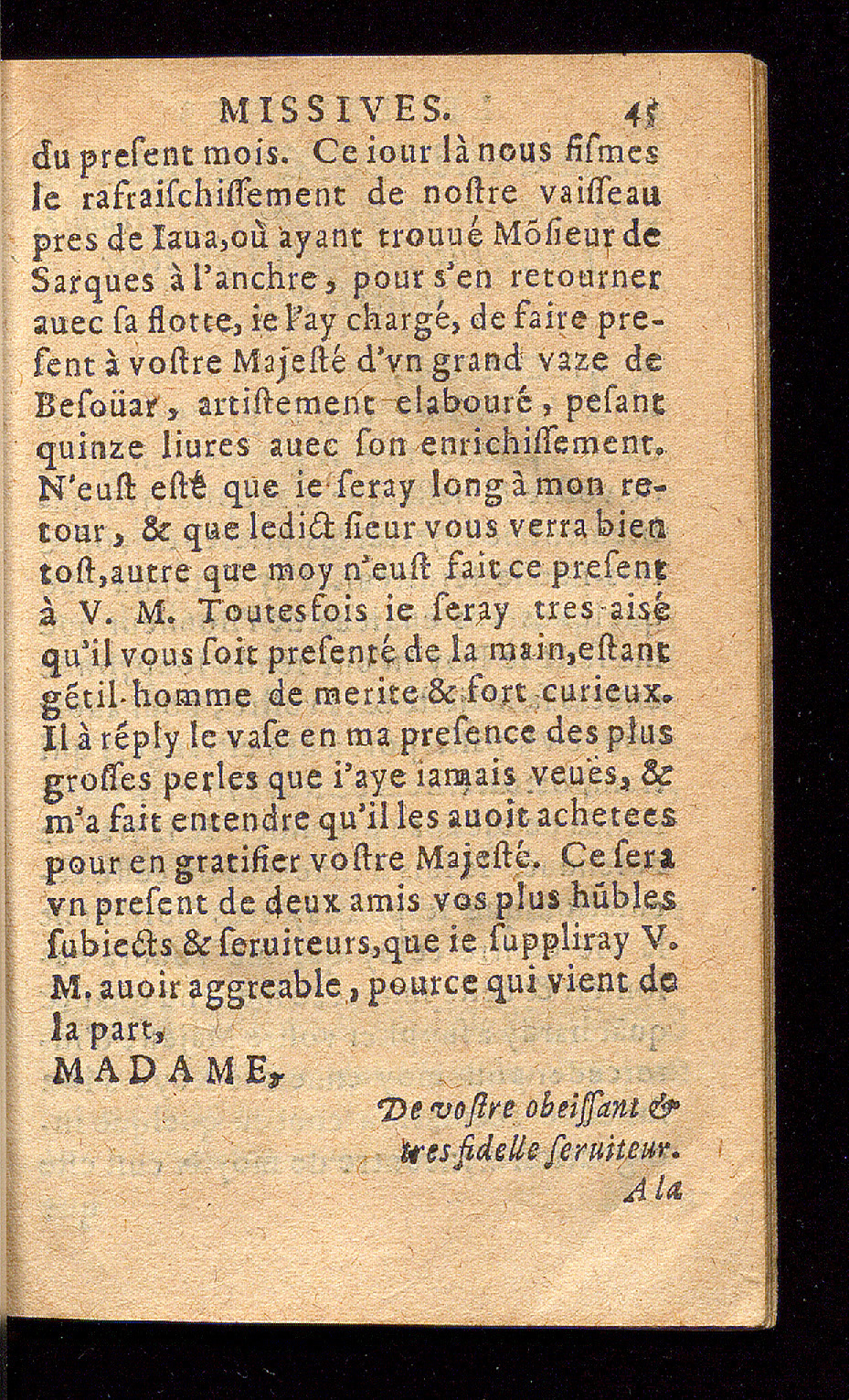 1614 - Barthélemy Vincent - Élite et Trésor des lettres missives - Bâle