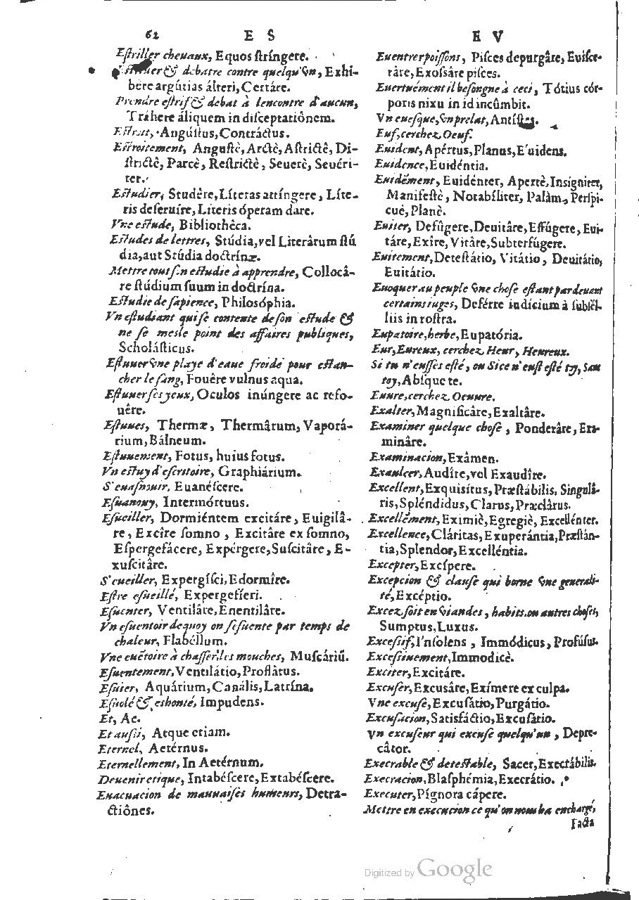 1564 - Henri Hylaire et Louis Cloquemin - Trésor des mots et traits français - BSB Munich