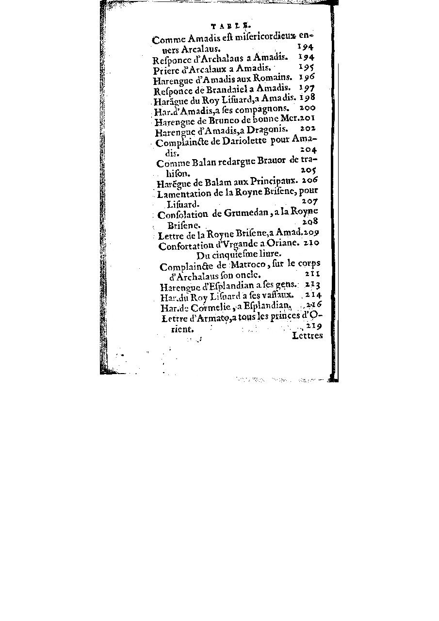 1572 - Veuve Gabriel Cotier - Trésor des Amadis - BM Lyon