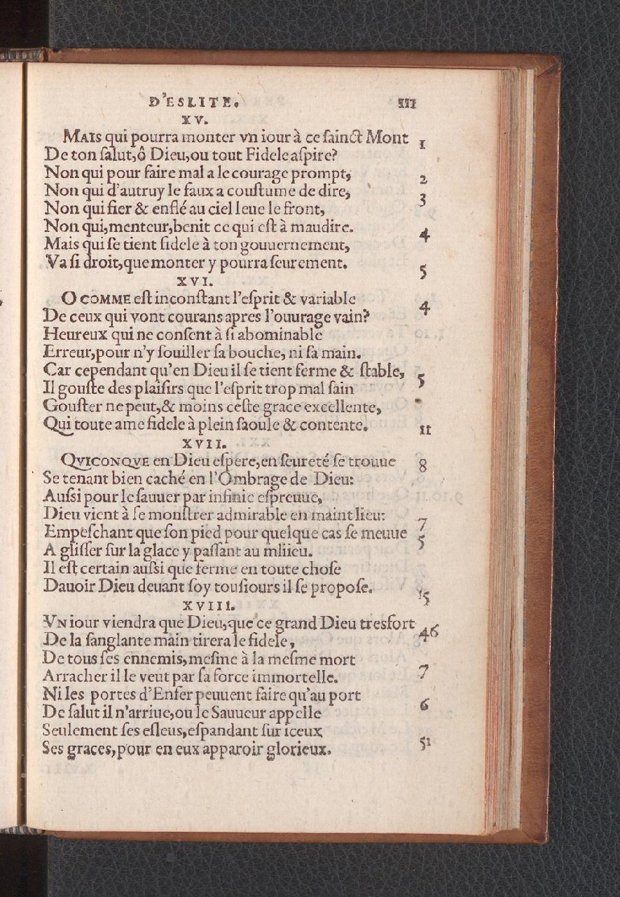 1577 - Jean de Laon - Trésor des 150 psaumes de David - Genève