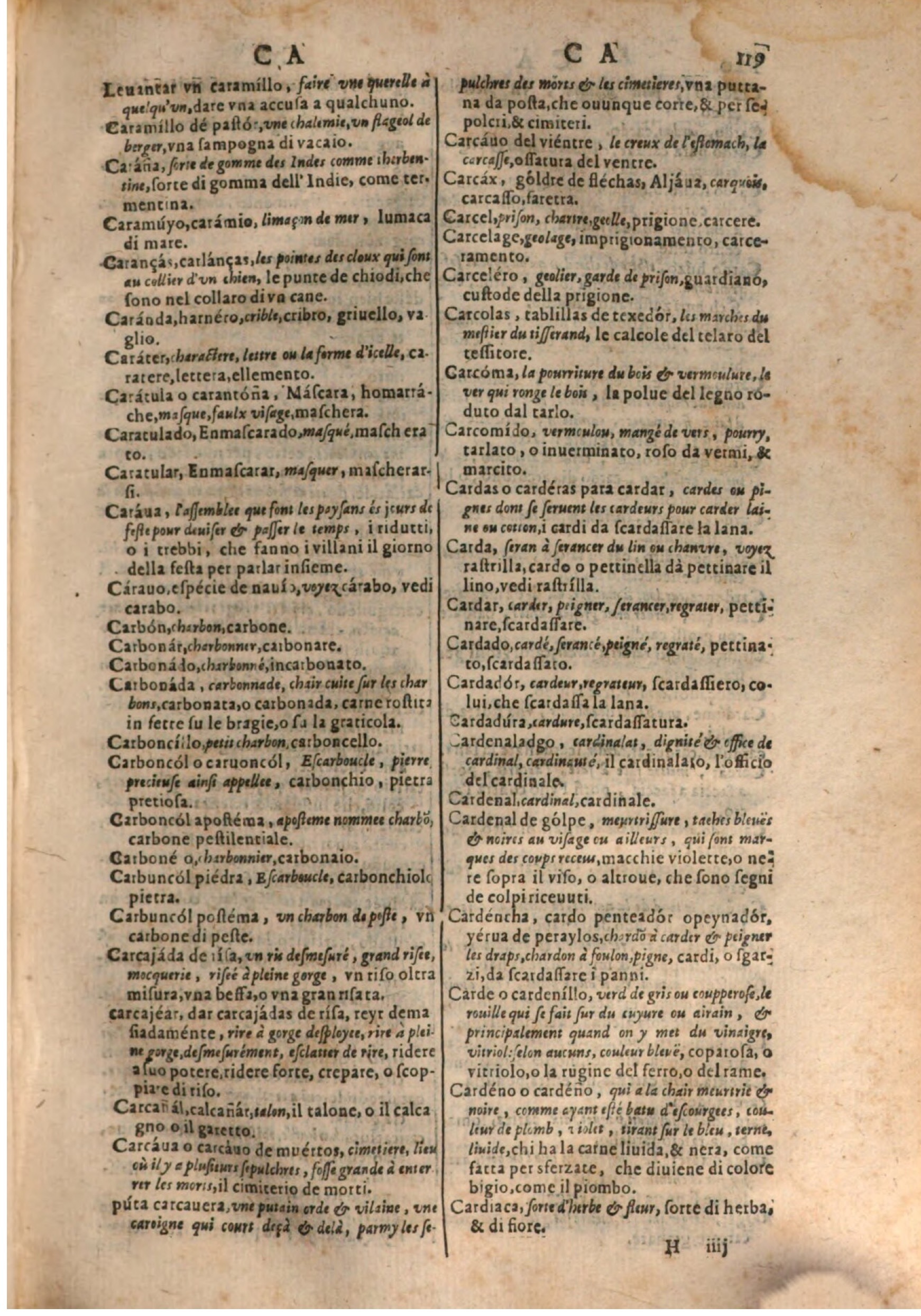 1637 - Jacques Crespin - Trésor des trois langues (Trois parties) - BSB Munich