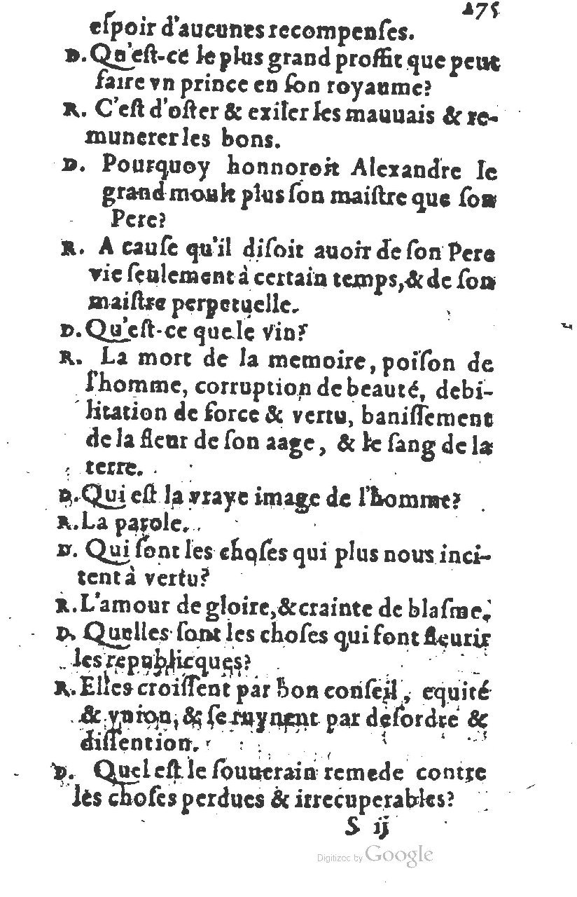 1581 - Nicolas Bonfons  - Trésor des sentences dorées - Princeton