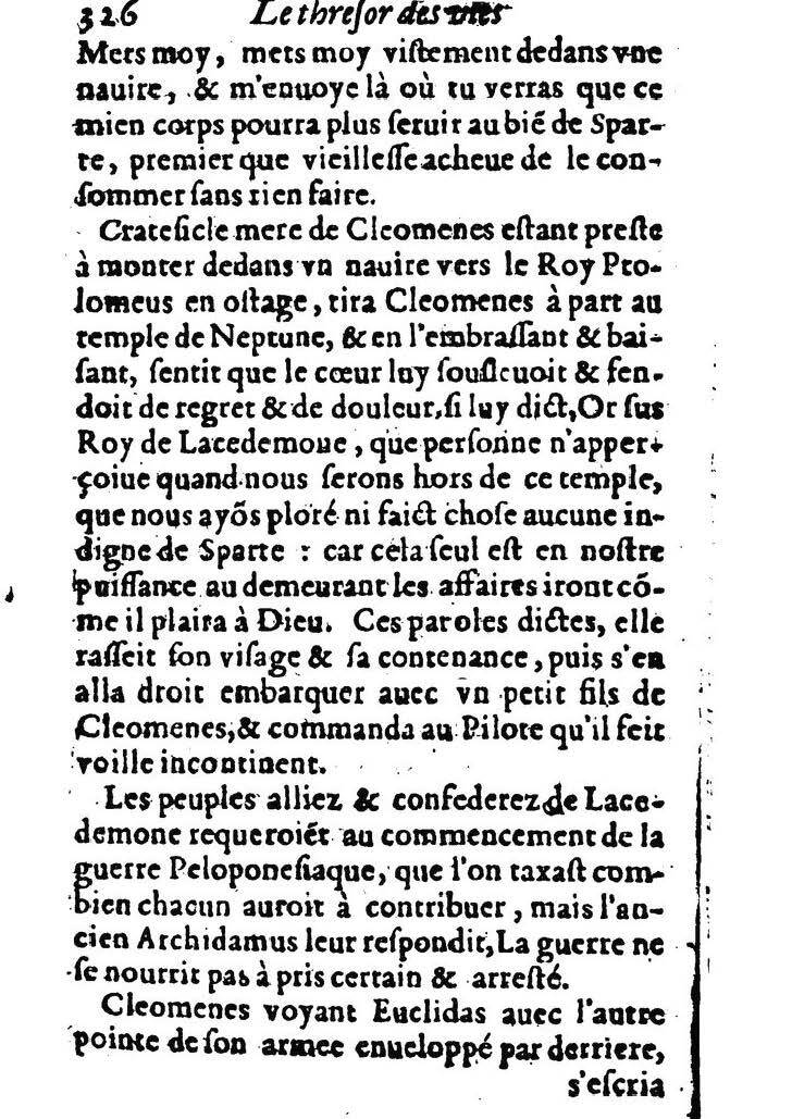 1611 - Pierre Rigaud - Trésor des vies de Plutarque - BM Lyon