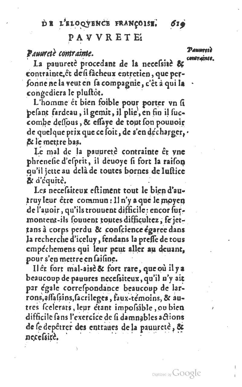 1610 - Louis Coste - Trésor de l’éloquence française (Seconde partie) - BM Lyon