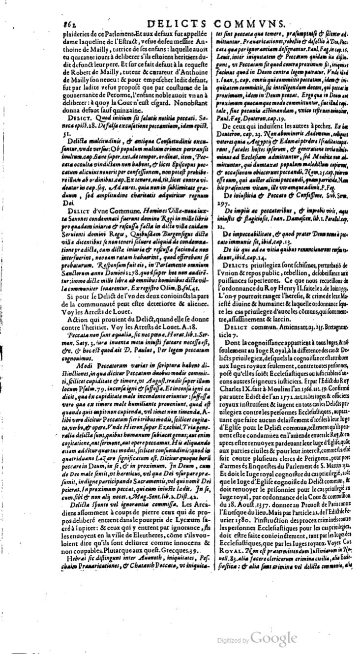 1629 - Veuve Nicolas Buon - Trésor du droit français (29620 T. 1) - BM Lyon 1629 - Veuve Nicolas Buon - Trésor du droit français (29620 T. 1) - BM Lyon