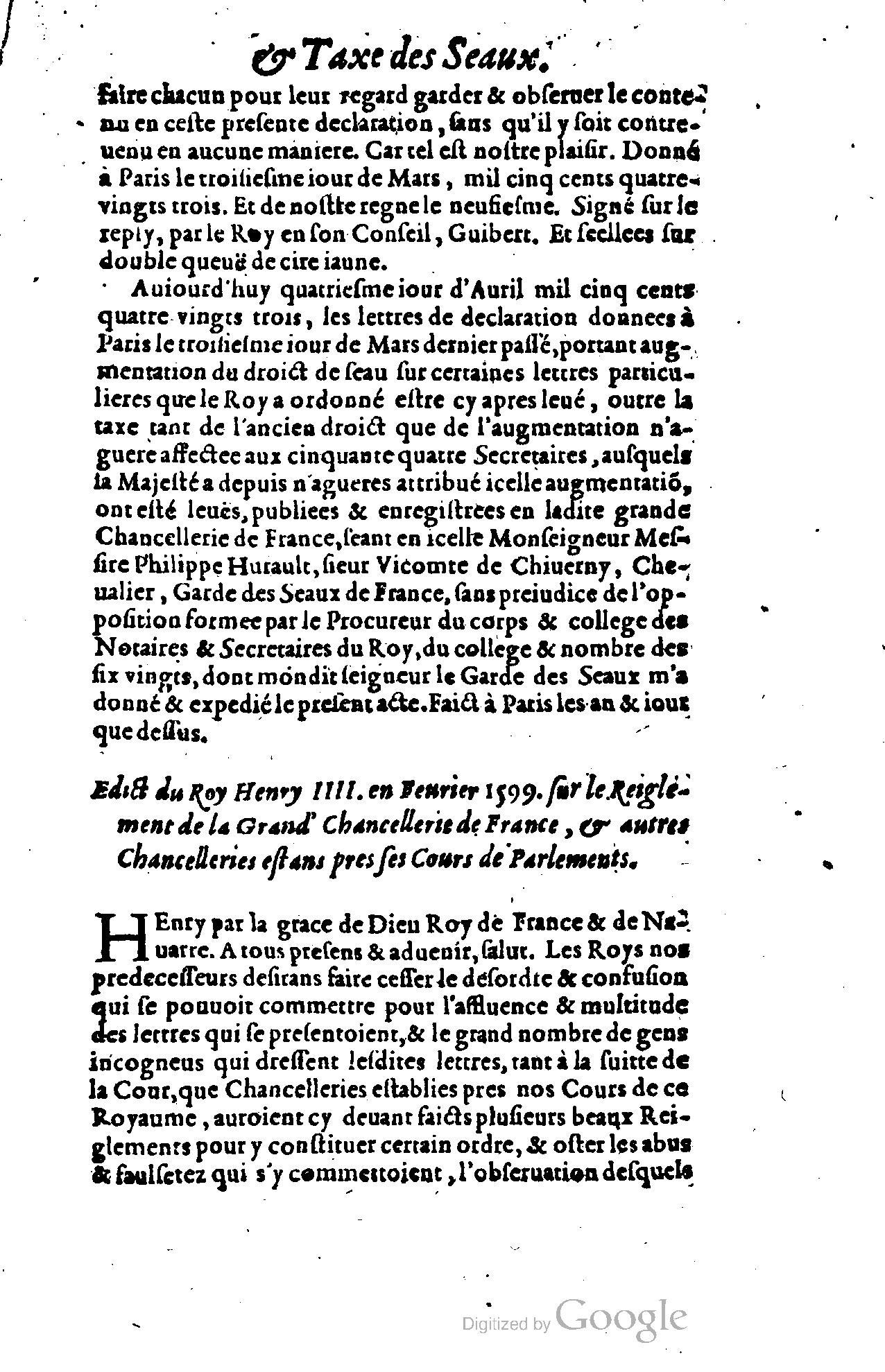 1614 - Jean Richer - Trésor du nouveau style et protocole de la chancellerie de France - BSB Munich 1614 - Jean Richer - Trésor du nouveau style et protocole de la chancellerie de France - BSB Munich