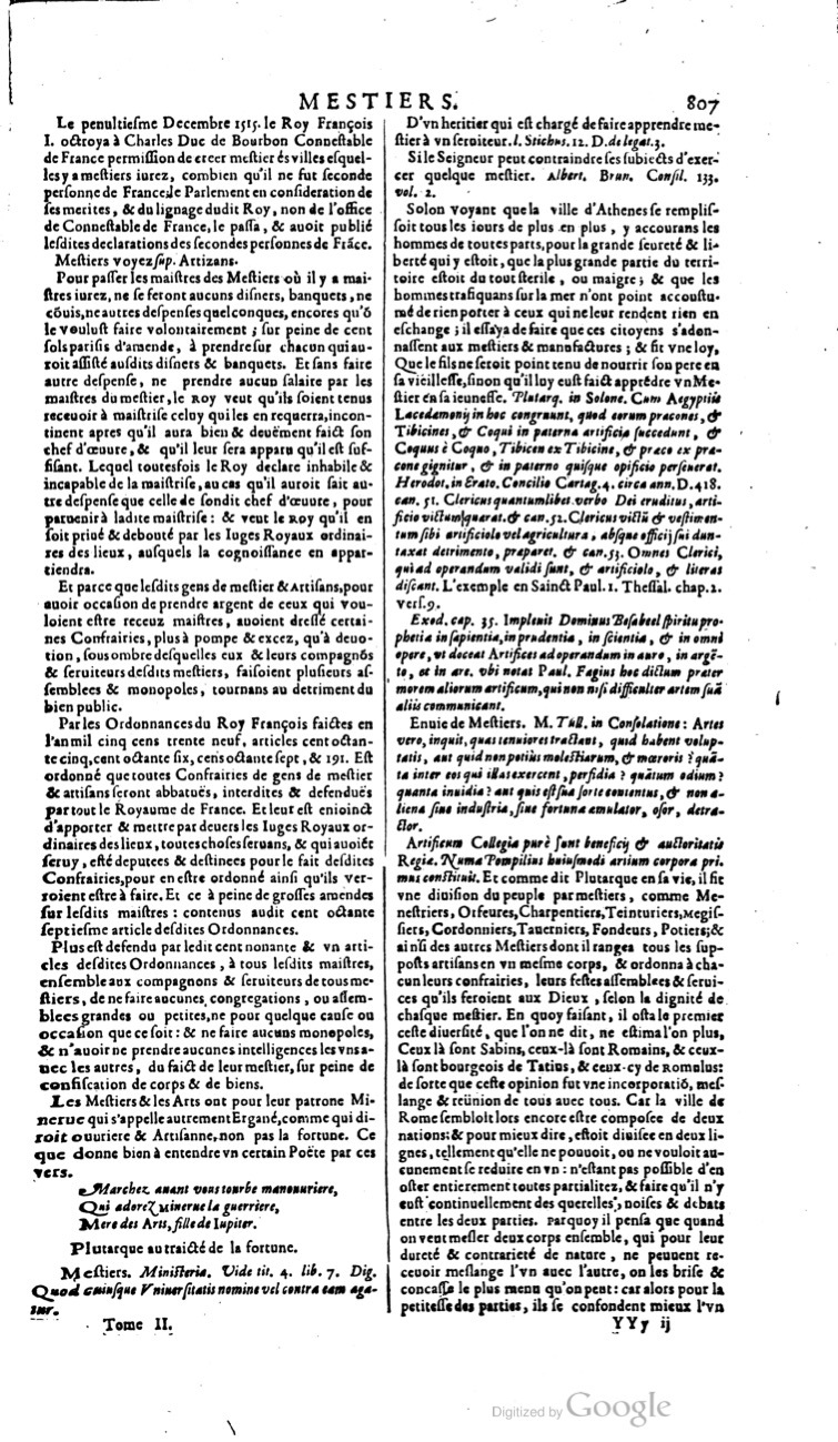1629 - Veuve Nicolas Buon - Trésor du droit français (21754 T. 2) - BM Lyon