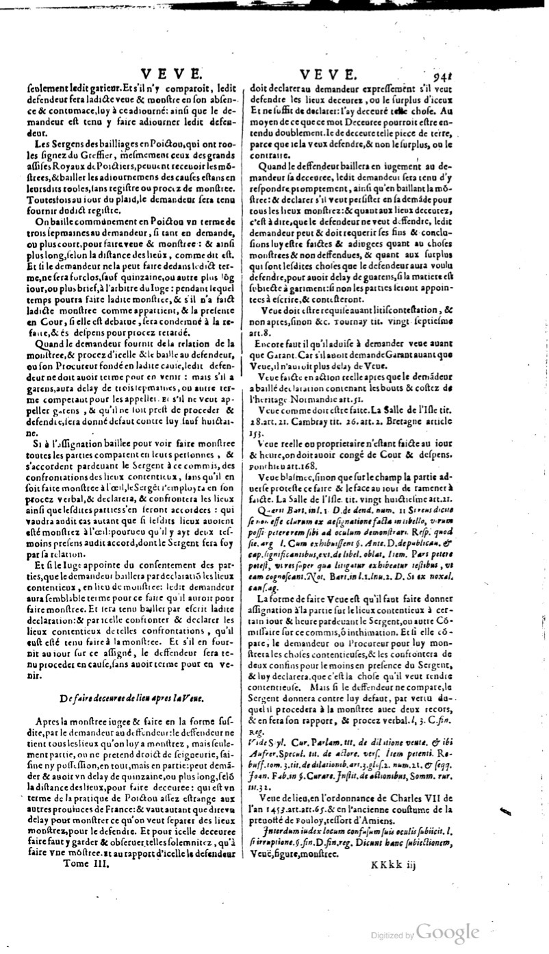 1629 - Veuve Nicolas Buon - Trésor du droit français (21754 T. 3) - BM Lyon 1629 - Veuve Nicolas Buon - Trésor du droit français (21754 T. 3) - BM Lyon