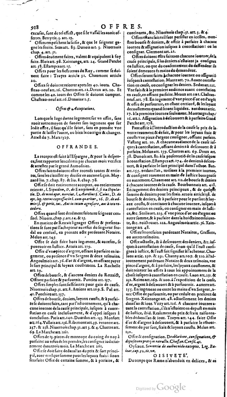 1629 - Veuve Nicolas Buon - Trésor du droit français (21754 T. 2) - BM Lyon