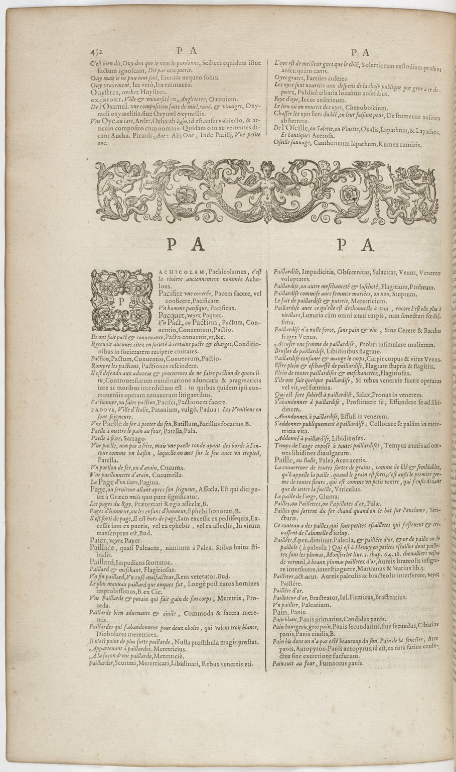 1606 - David Douceur - Trésor de la langue française - BnF 1606 - David Douceur - Trésor de la langue française - BnF