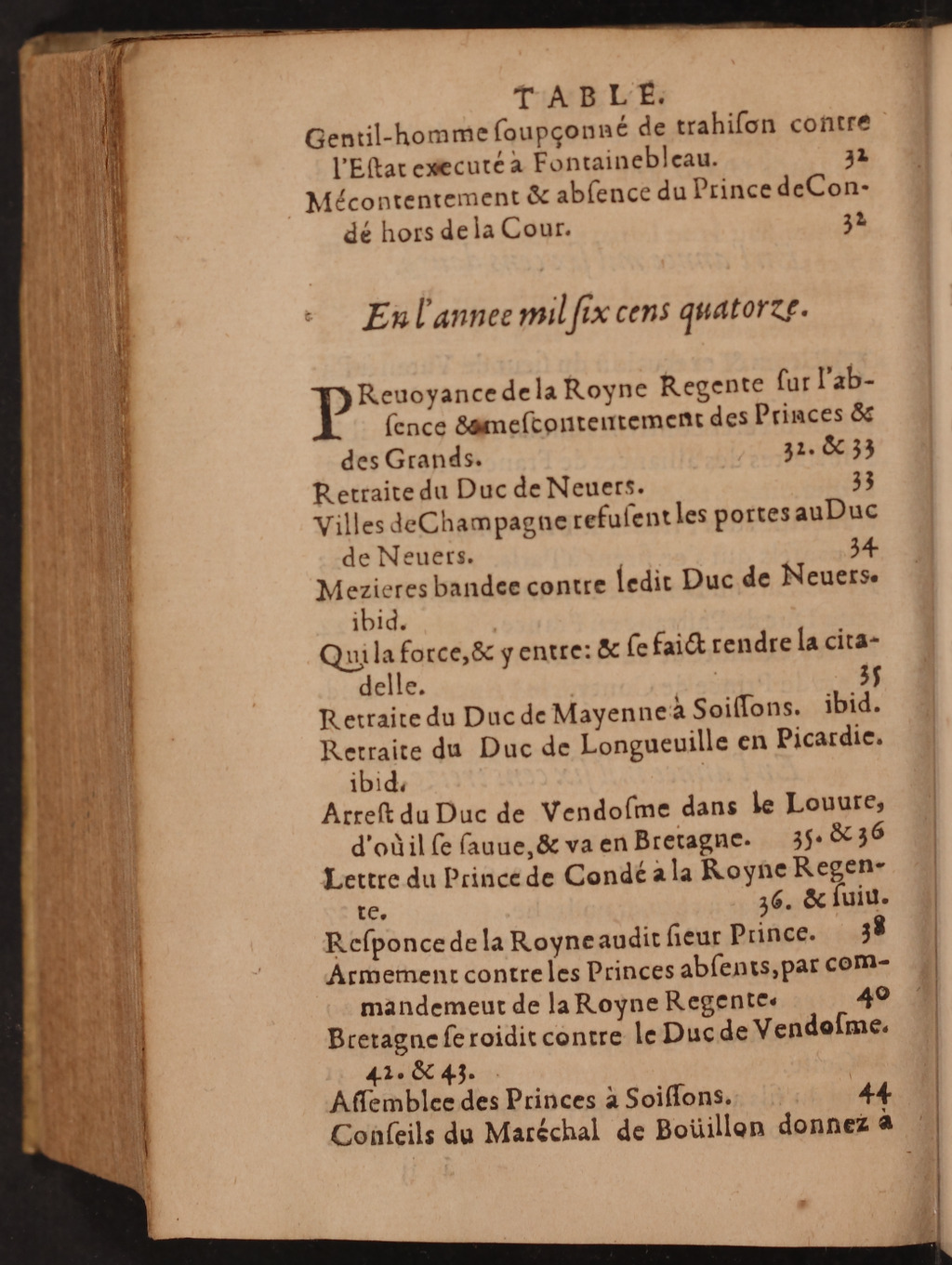 1626 - Joseph Bouillerot - Trésor de l’histoire générale de notre temps - BnF Arsenal