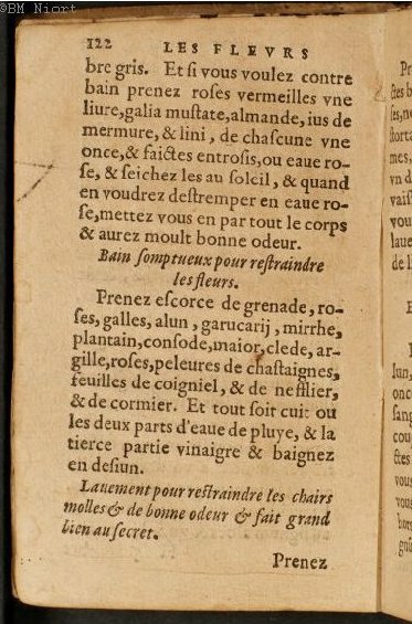 1586 - Benoît Rigaud - Trésor des fleurs et secrets de médecine - Université Paris Cité