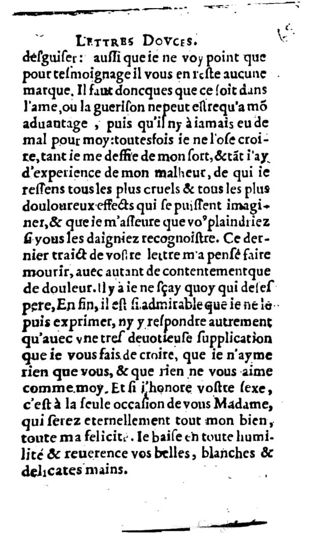 1624 - Nicolas Oudot - Trésor des lettres douces et amoureuses - BNC Florence