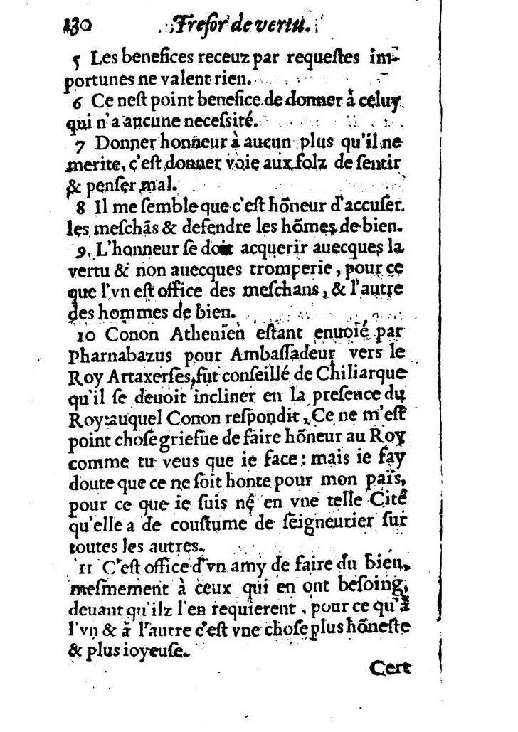 1558 - Nicolas Perrineau et Jean Temporal - Trésor de vertu - BM Lyon