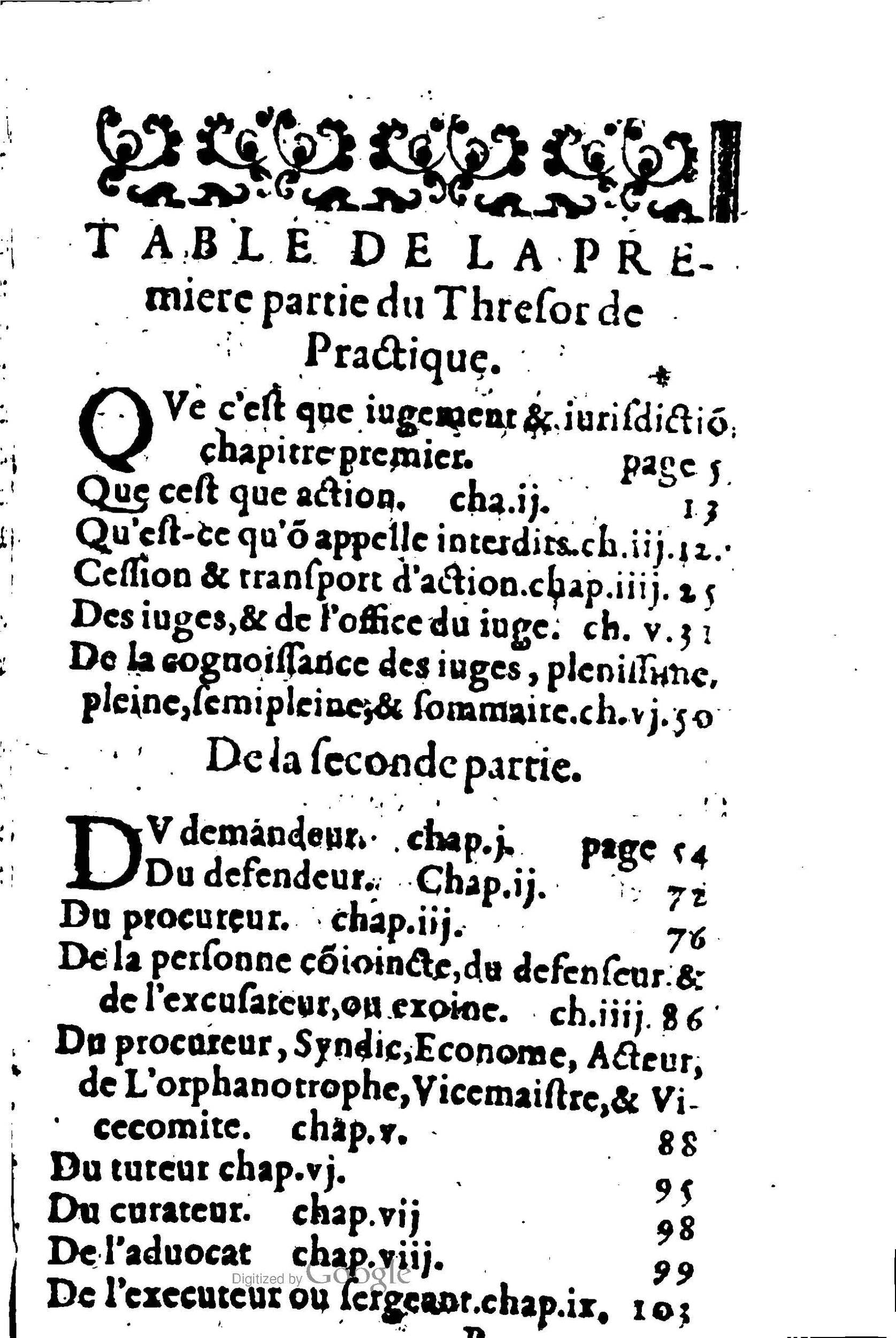 1605 - Pierre Rigaud - Trésor de pratique pour les juges - BM Lyon 1605 - Pierre Rigaud - Trésor de pratique pour les juges - BM Lyon