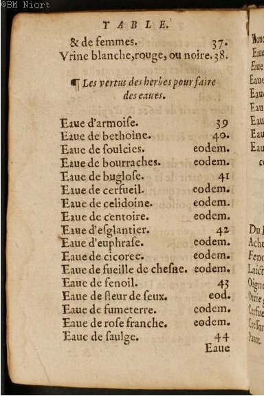 1586 - Benoît Rigaud - Trésor des fleurs et secrets de médecine - Université Paris Cité