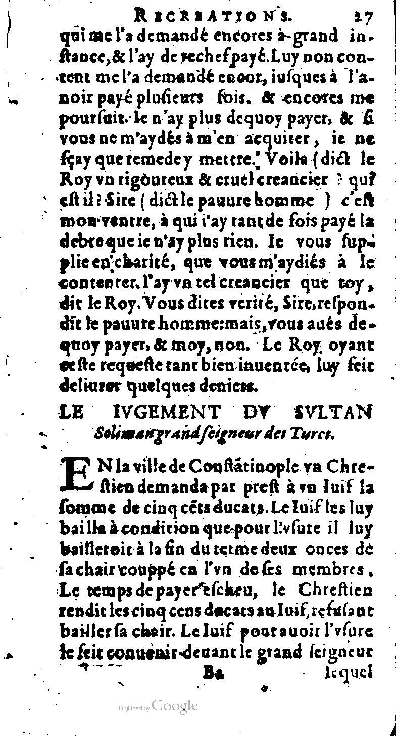 1616 - Balthazar Bellère - Trésor des récréations - NK ČR Prague