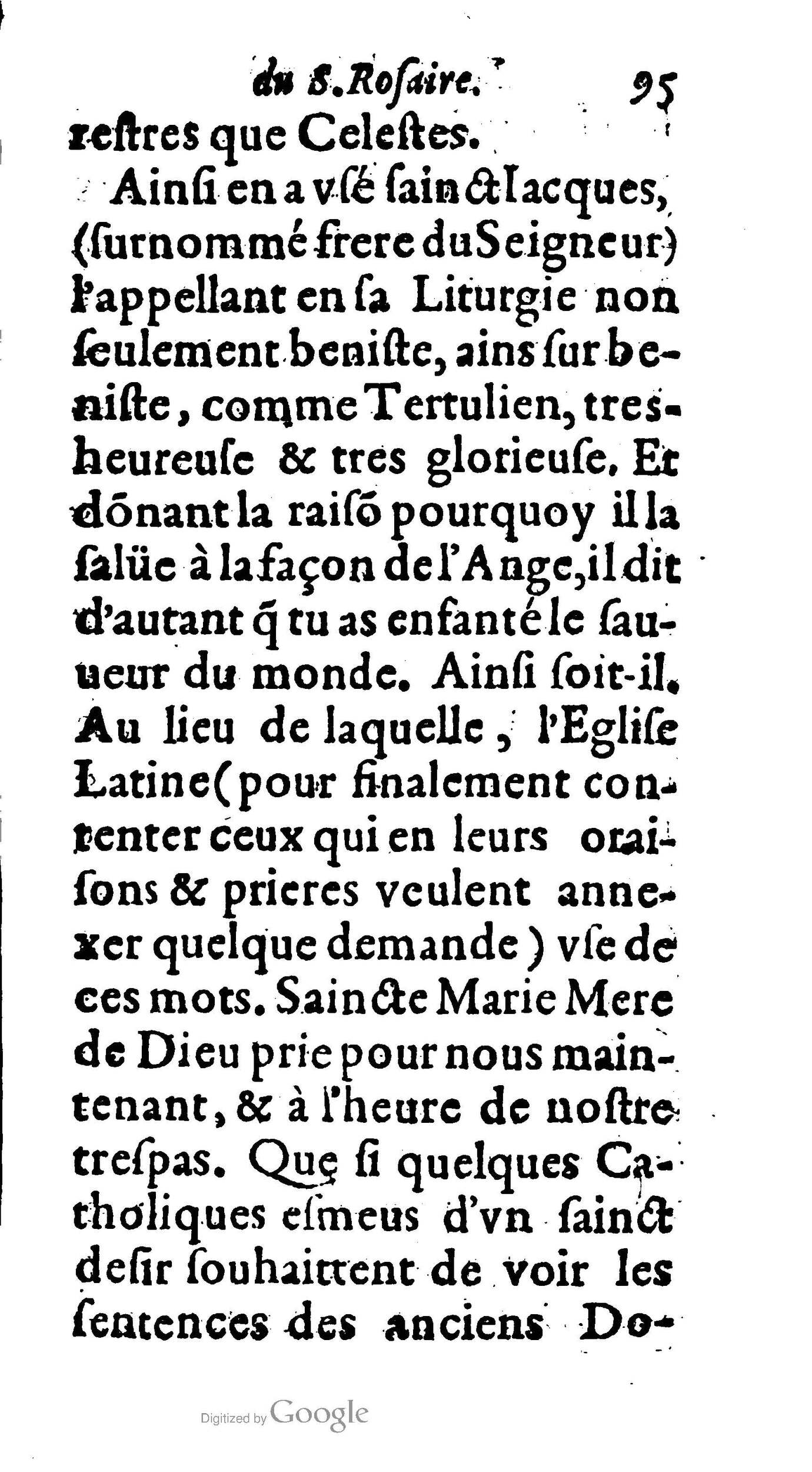 1604 - Jean Le Bouc - Trésor des indulgences du Saint Rosaire - BM Lyon 1604 - Jean Le Bouc - Trésor des indulgences du Saint Rosaire - BM Lyon