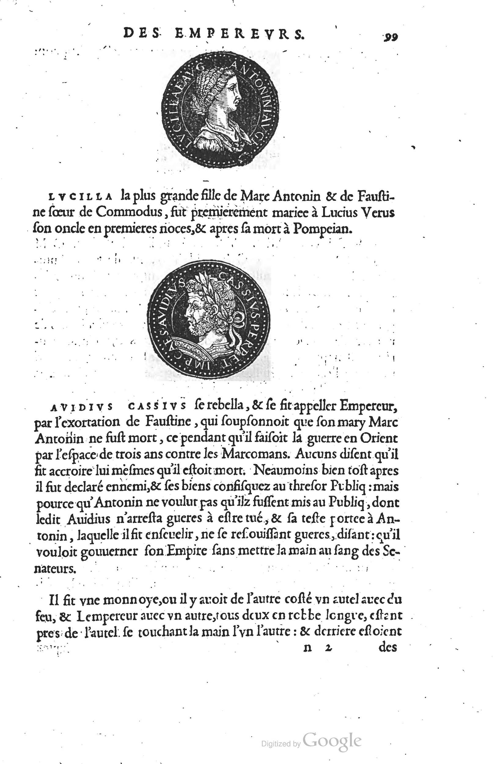 1553 - Jacopo Strada et Thomas Guérin - Épitome du Trésor des antiquités - Prague