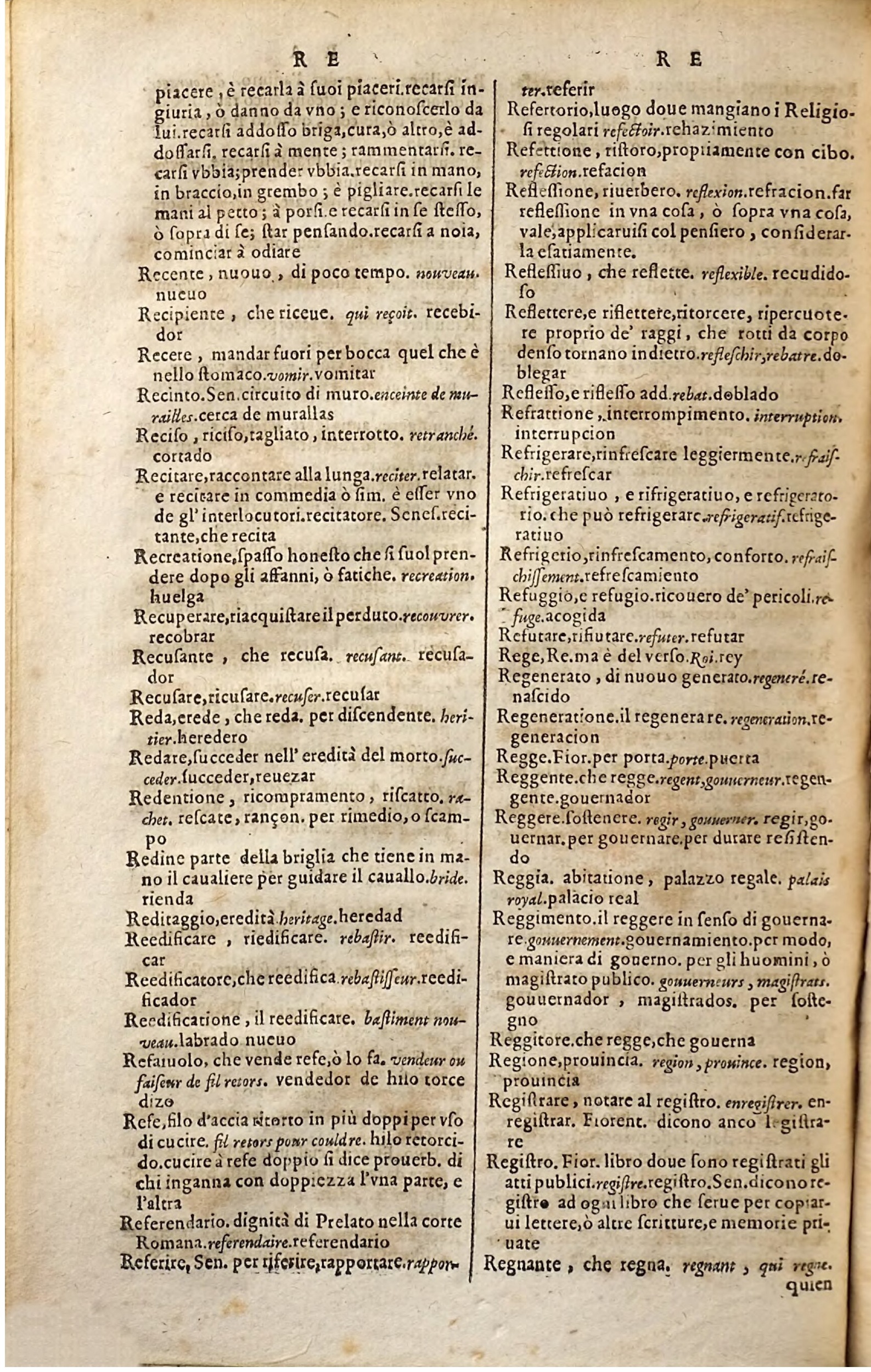 1627 - Jacques Crespin - Trésor des trois langues (Troisième partie) - Regensburg