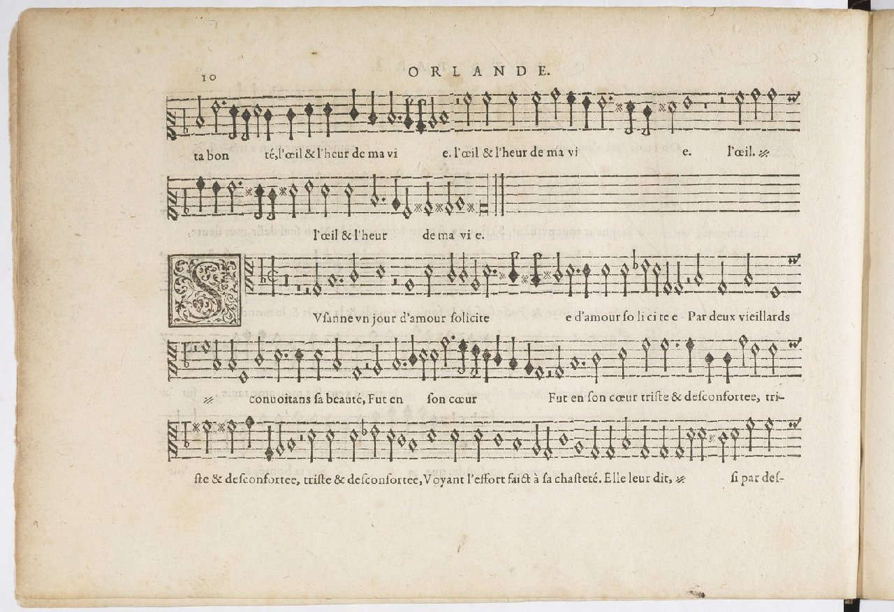1594 - Paul Marceau - Trésor de musique d&#039;Orlande de Lassus, Superius, Bassus, Tenor, Quinta pars - BnF