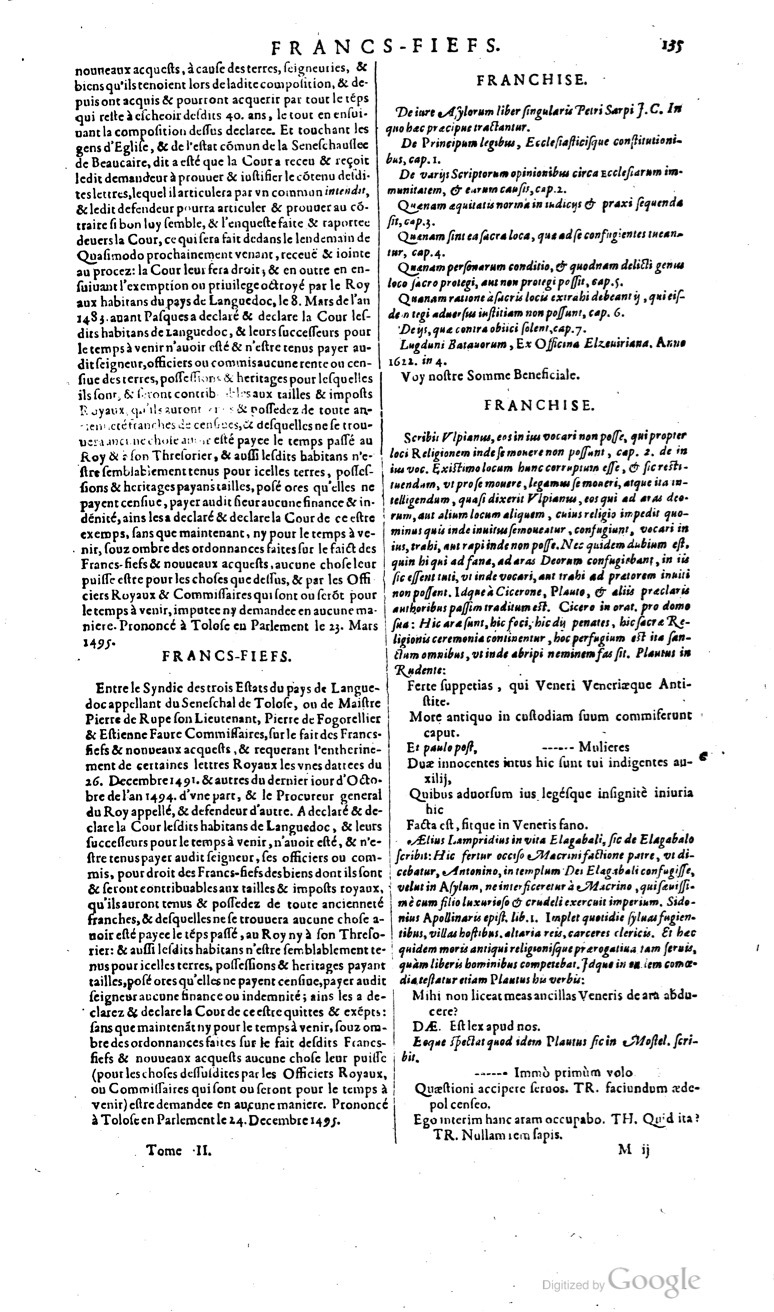 1629 - Veuve Nicolas Buon - Trésor du droit français (29620 T. 2) - BM Lyon