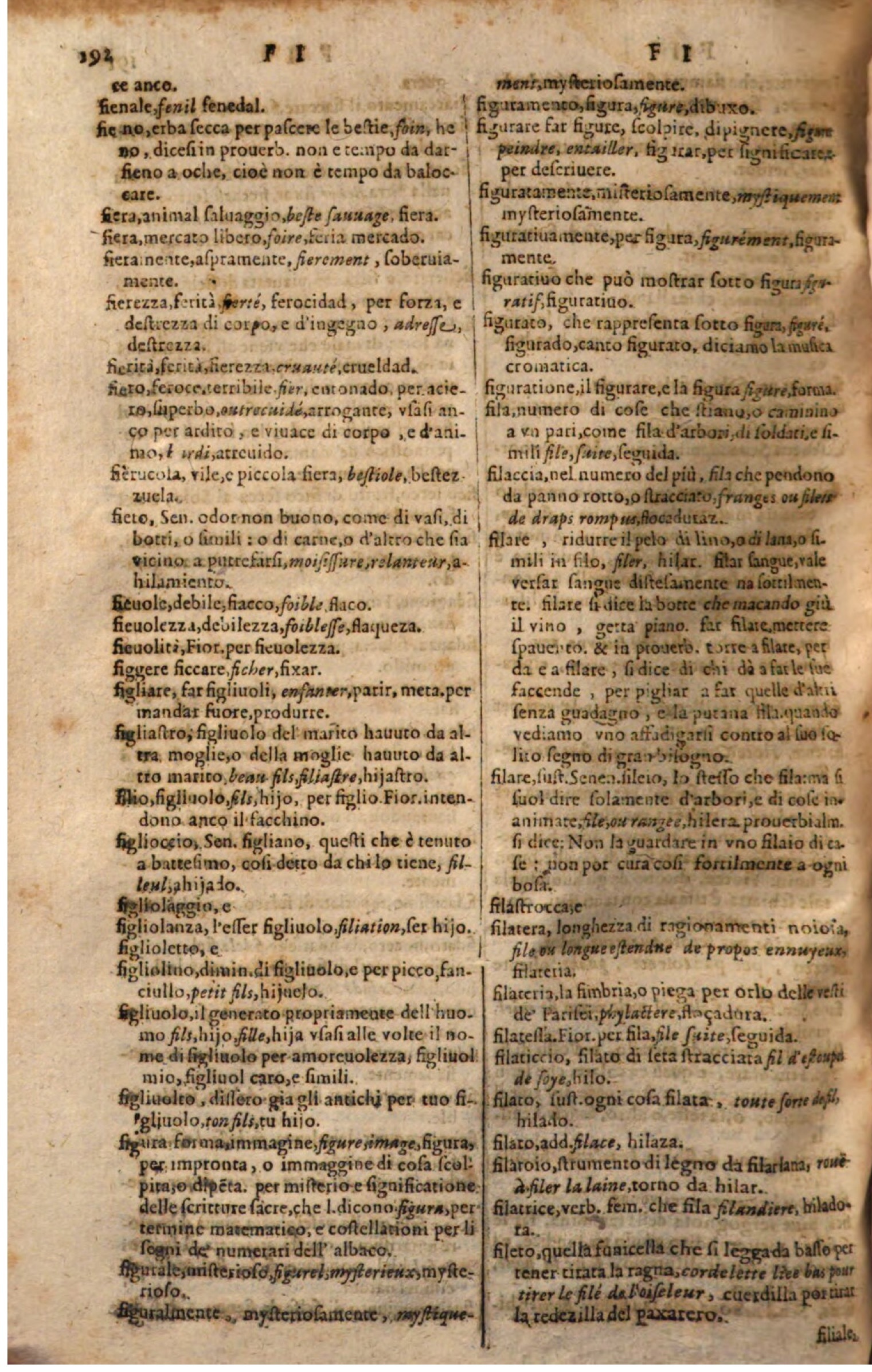 1644 - Jacques Crespin - Trésor des trois langues - Passau 1644 - Jacques Crespin - Trésor des trois langues - Passau