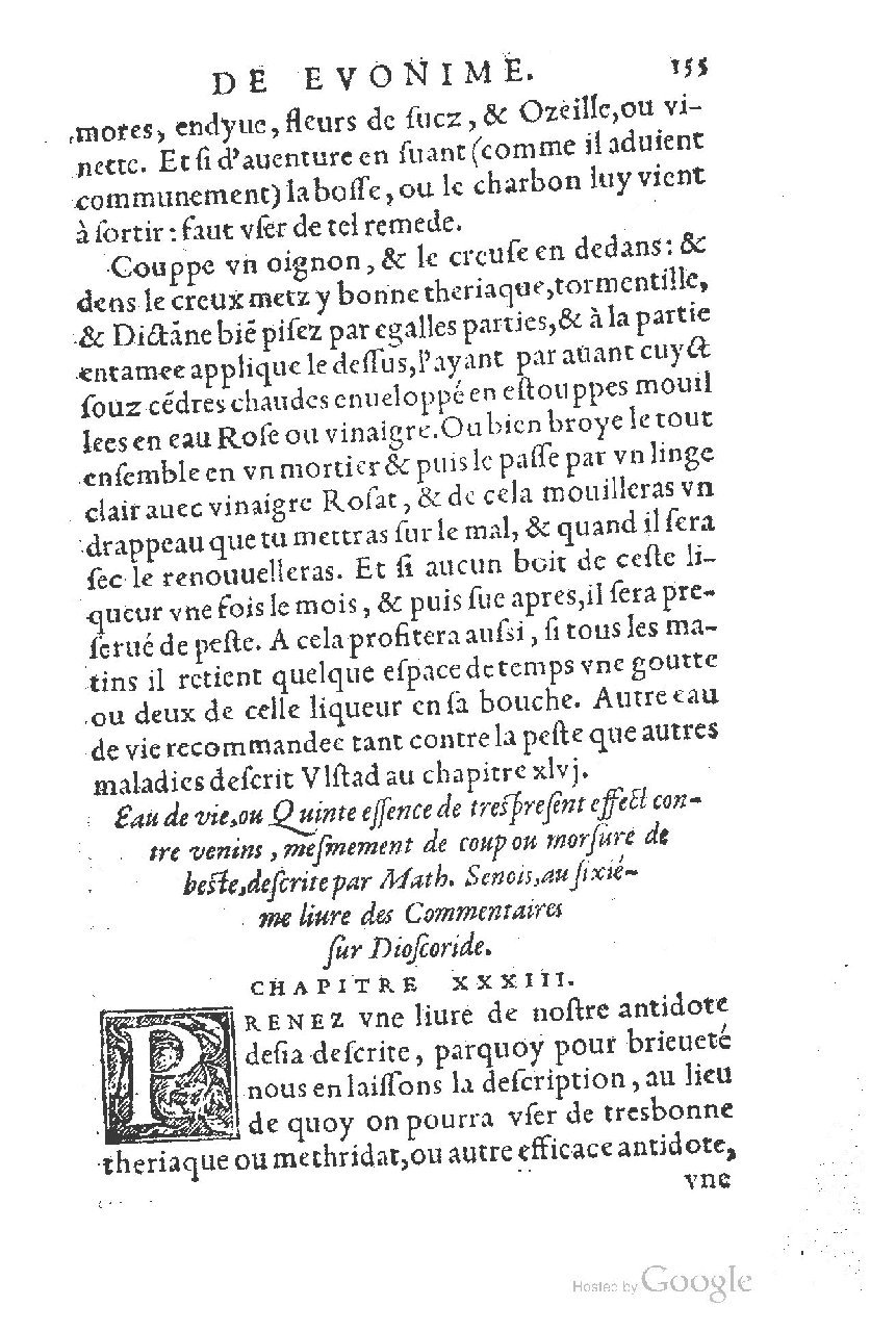 1557 - Antoine Vincent - Trésor d’Evonyme Philiatre - UC Madrid