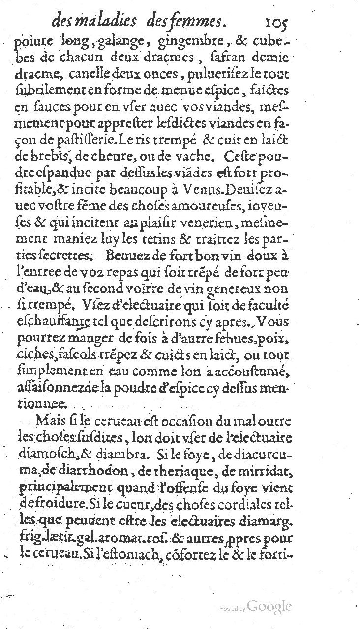 1585 - Jacques du Puis - Trésor des remèdes secrets pour les maladies des femmes - BnF 1585 - Jacques du Puis - Trésor des remèdes secrets pour les maladies des femmes - BnF