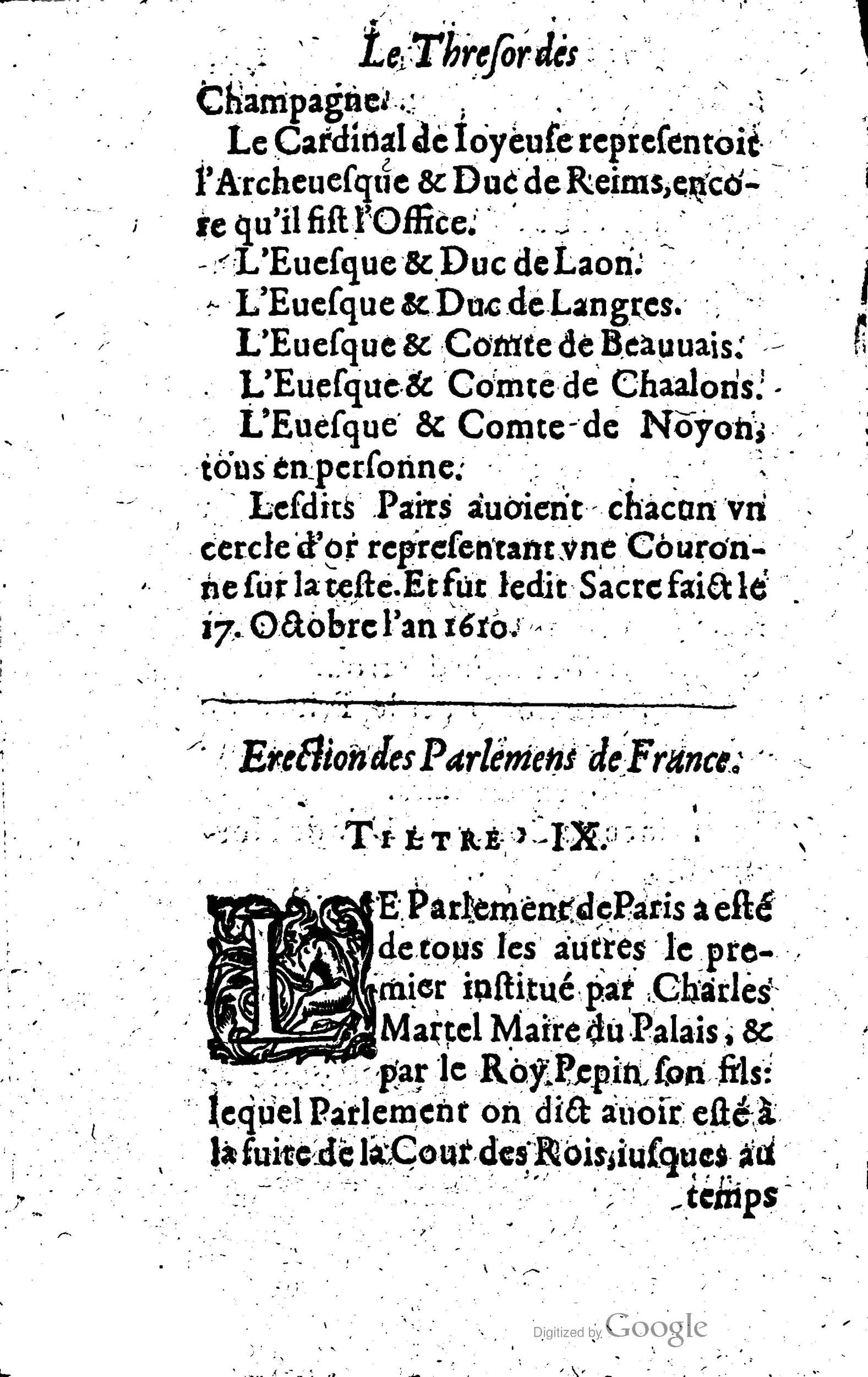 1619 - Jean Corrozet - Trésor des histoires de France - Anvers Musée Plantin-Moretus