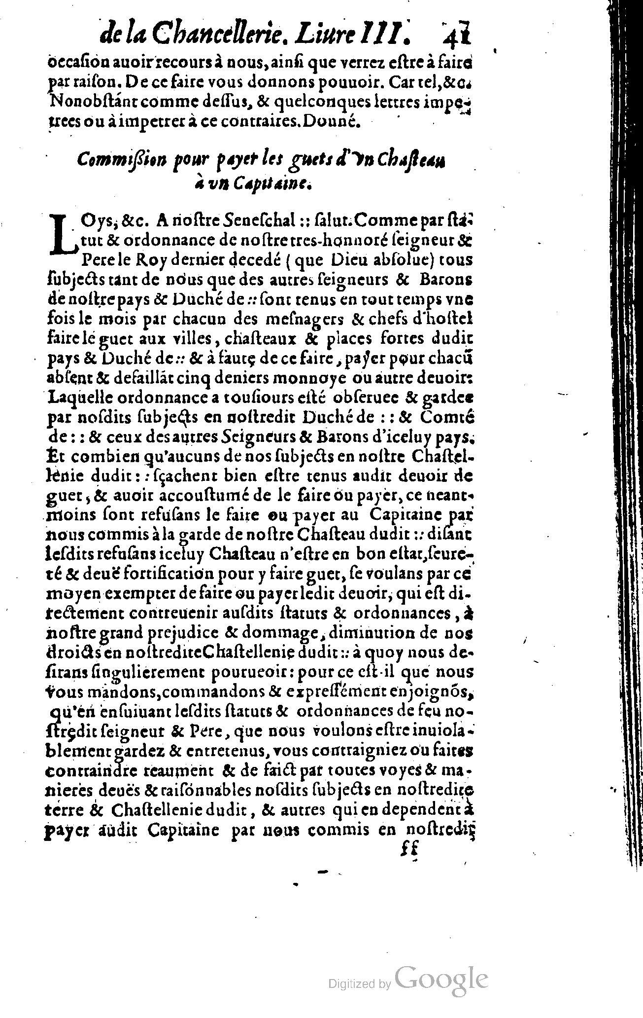 1614 - Jean Richer - Trésor du nouveau style et protocole de la chancellerie de France - BSB Munich