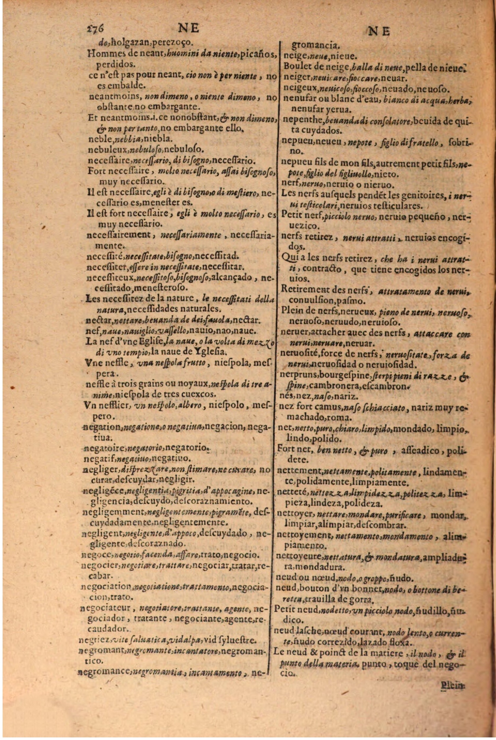 1616 - Pierre de la Rovière - Trésor des trois langues (Seconde partie) - BSB Munich