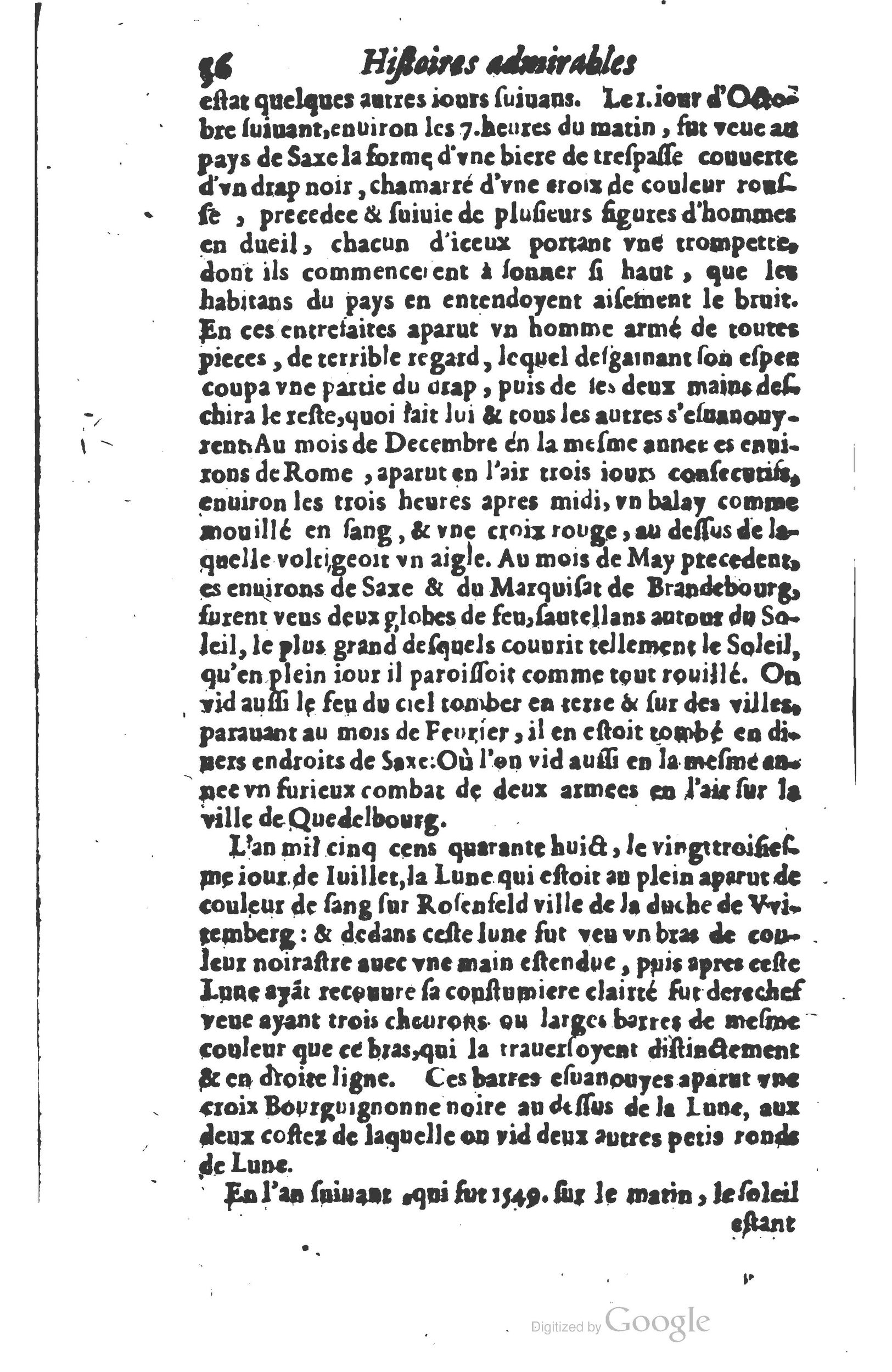 1610 - Paul Marceau - Trésor d’histoires admirables et mémorables - Princeton