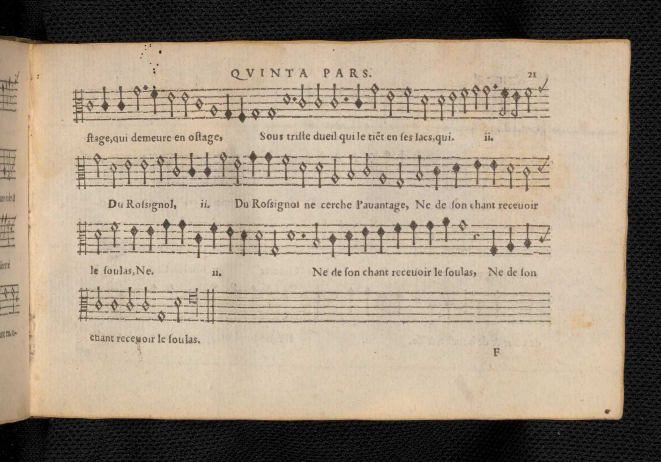 1576 - [Pierre de Saint-André] - Trésor de musique d’Orlande de Lassus Quinta et Sexta pars - KBR Bruxelles