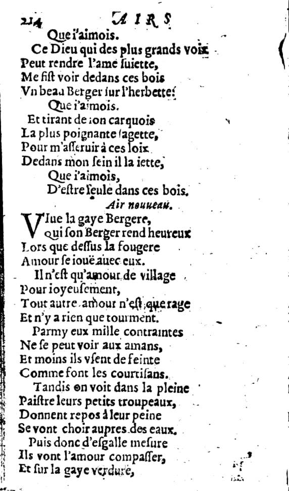 1606 - Théodore Reinsart - Trésor des chansons amoureuses recueillies des plus excellents airs de cour - Livre I - NK ČR Prague 1606 - Théodore Reinsart - Trésor des chansons amoureuses recueillies des plus excellents airs de cour - Livre I - NK ČR Prague