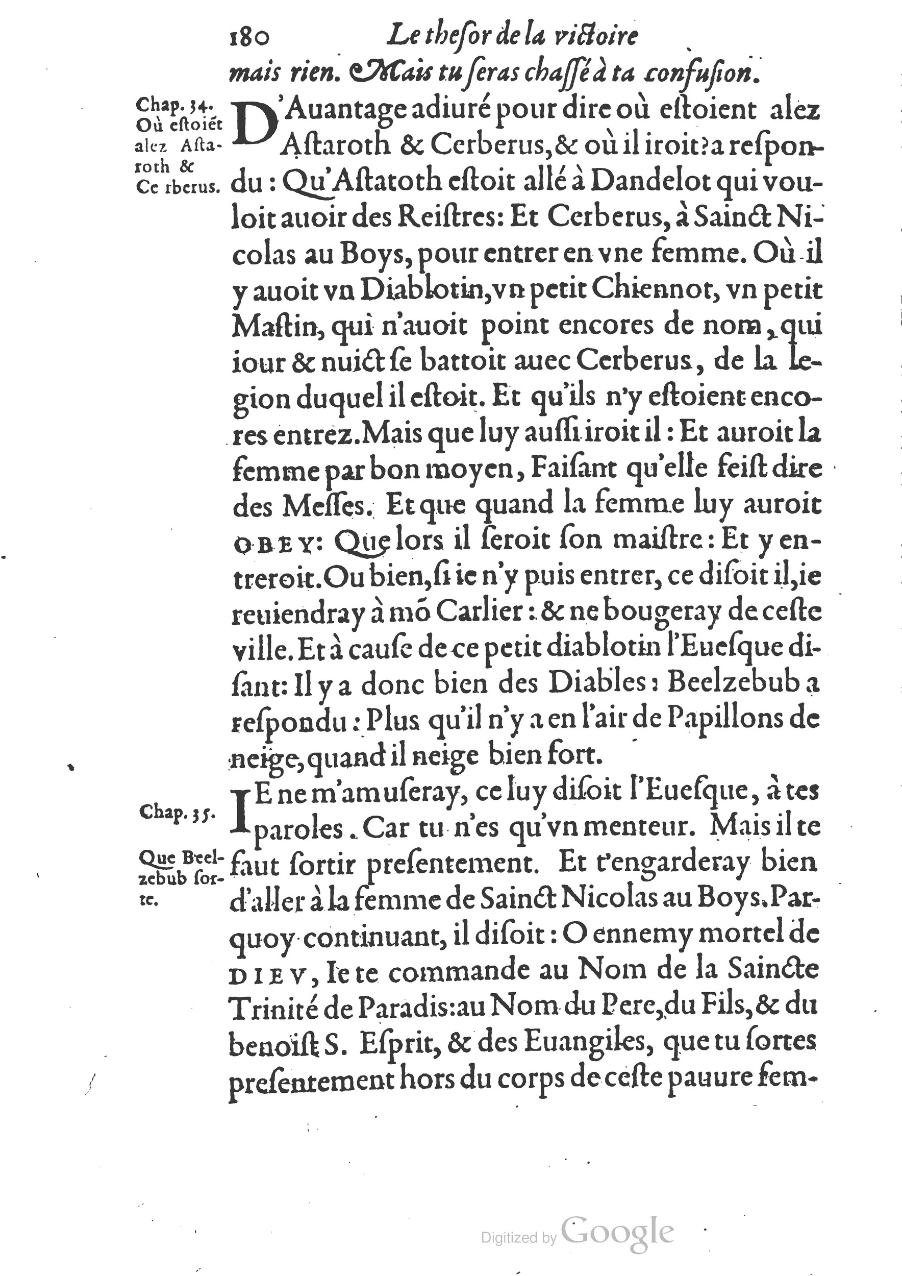 1578 - Nicolas Chesneau - Trésor et entière histoire de la triomphante victoire du corps de Dieu sur l’esprit malin - British Library 1578 - Nicolas Chesneau - Trésor et entière histoire de la triomphante victoire du corps de Dieu sur l’esprit malin - British Library