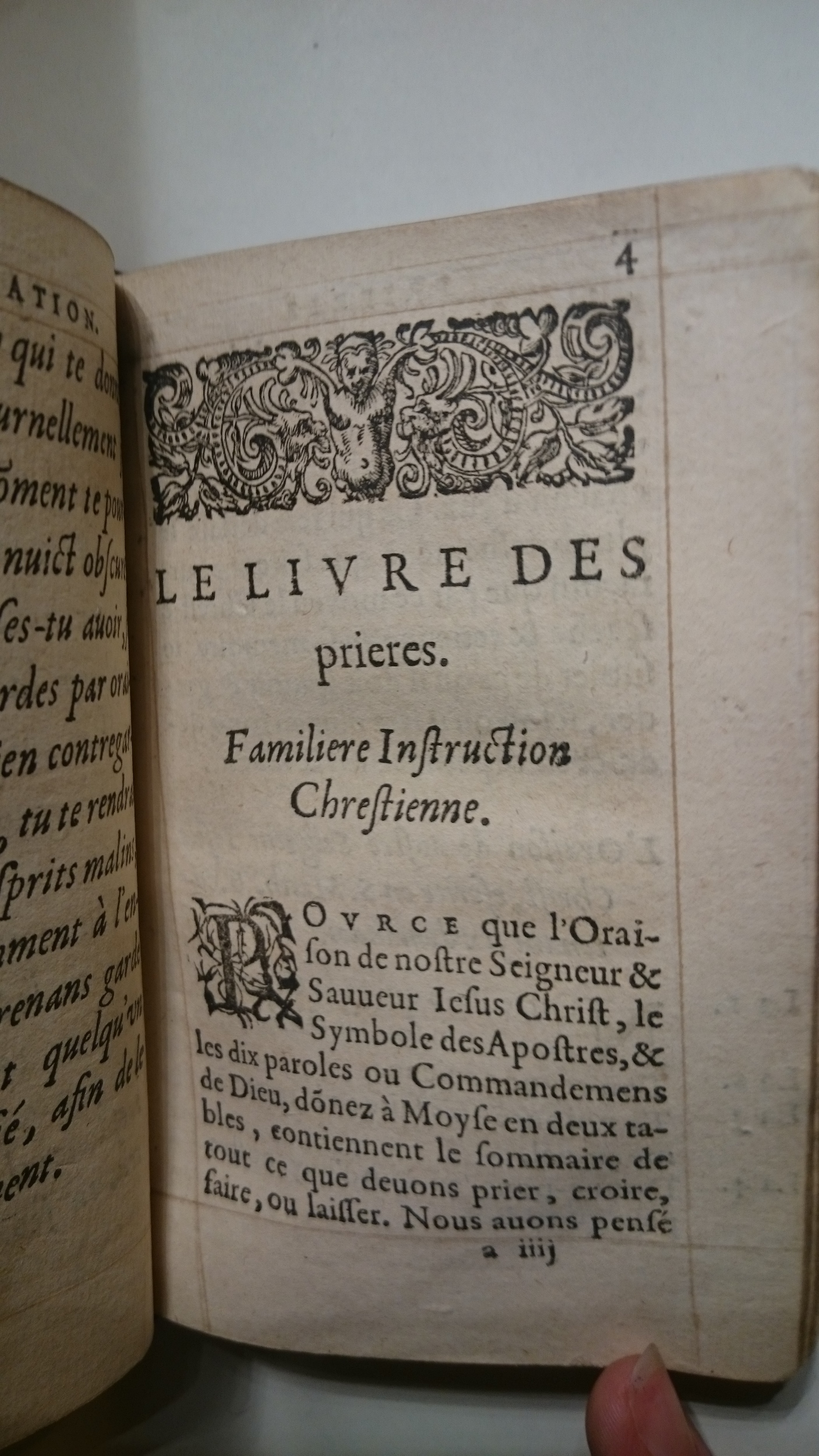 1585 - Guillaume Auvray - Trésor des prières, oraisons et instructions chrétiennes - BnF