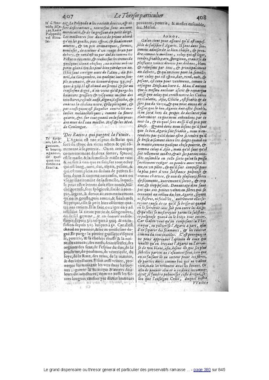 1609 - Étienne Gamonet - Grand dispensaire ou Trésor général et particulier des préservatifs - BIU Santé 1609 - Étienne Gamonet - Grand dispensaire ou Trésor général et particulier des préservatifs - BIU Santé