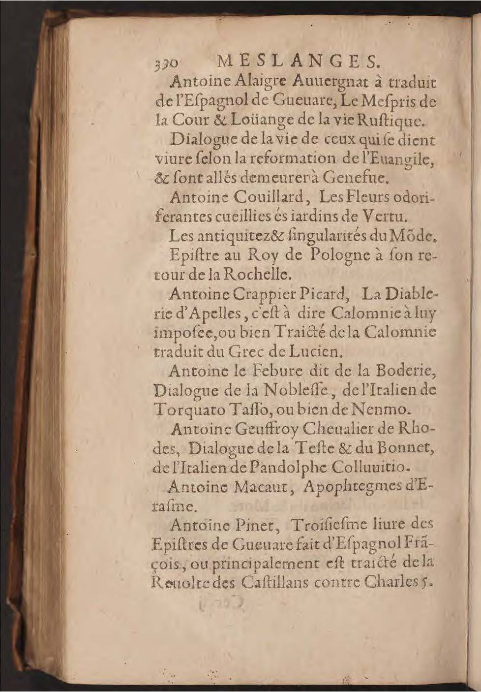 1602 - François Jacquin - Trésor des bons esprits français - BnF Arsenal