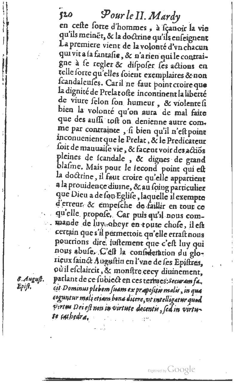 1607 - Nicolas Du Fossé - Trésor quadragésimal - T 01 - BM Lyon