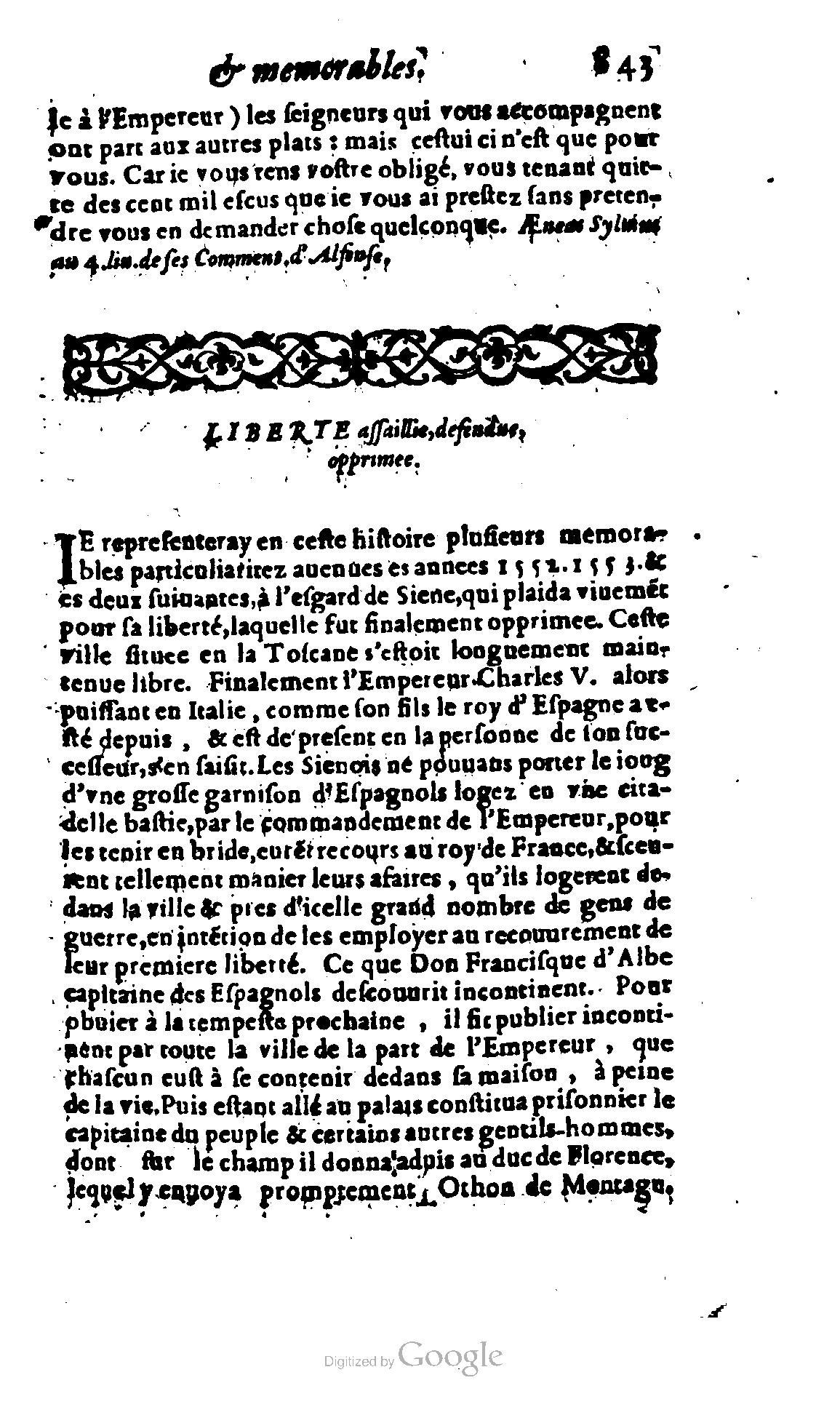 1620 - Samuel Crespin - Trésor d’histoires admirables et mémorables - BCU Lausanne