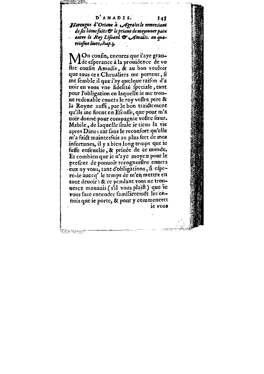 1572 - Veuve Gabriel Cotier - Trésor des Amadis - BM Lyon