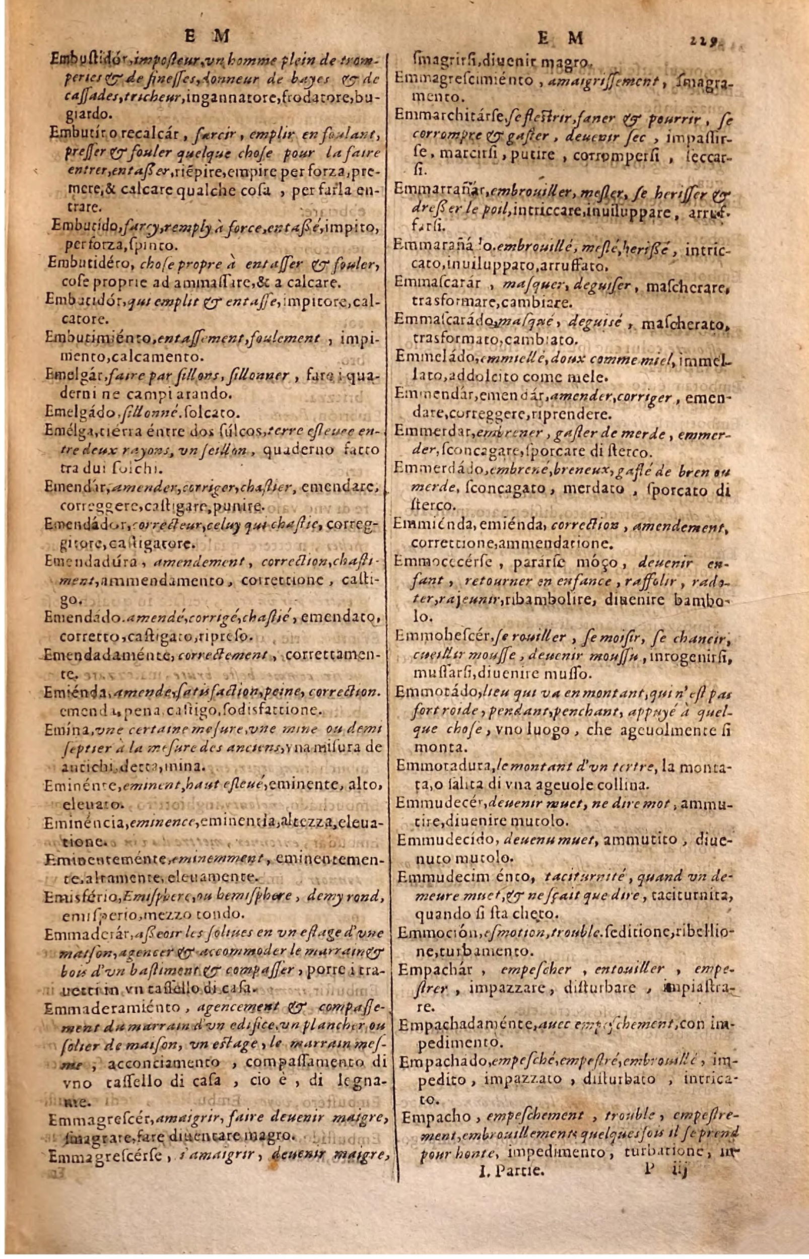 1627 - Jacques Crespin - Trésor des trois langues - Regensburg