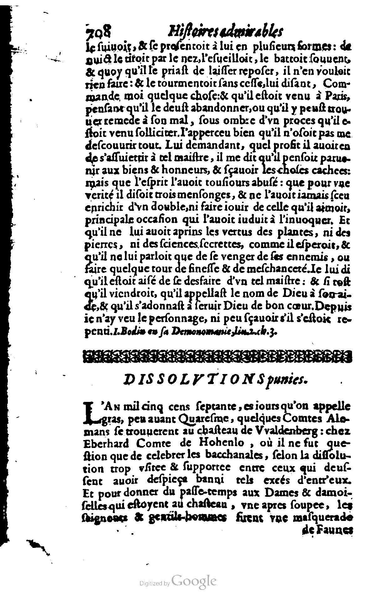 1620 - Samuel Crespin - Trésor d’histoires admirables et mémorables - BCU Lausanne