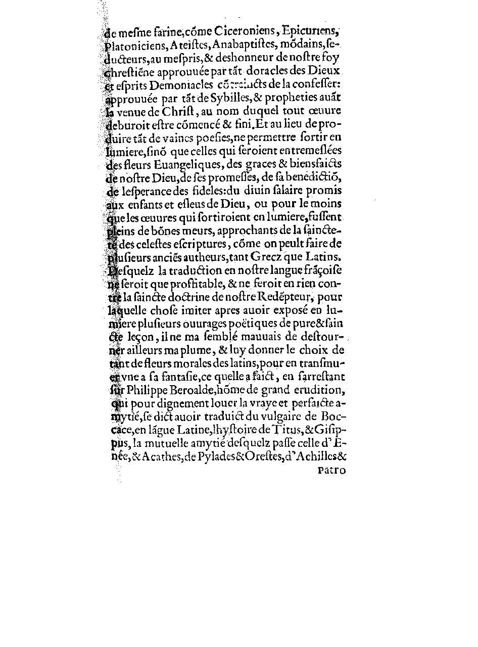 1551 - Michel Fezandat et Robert Granjon - Trésor de vie - BnF