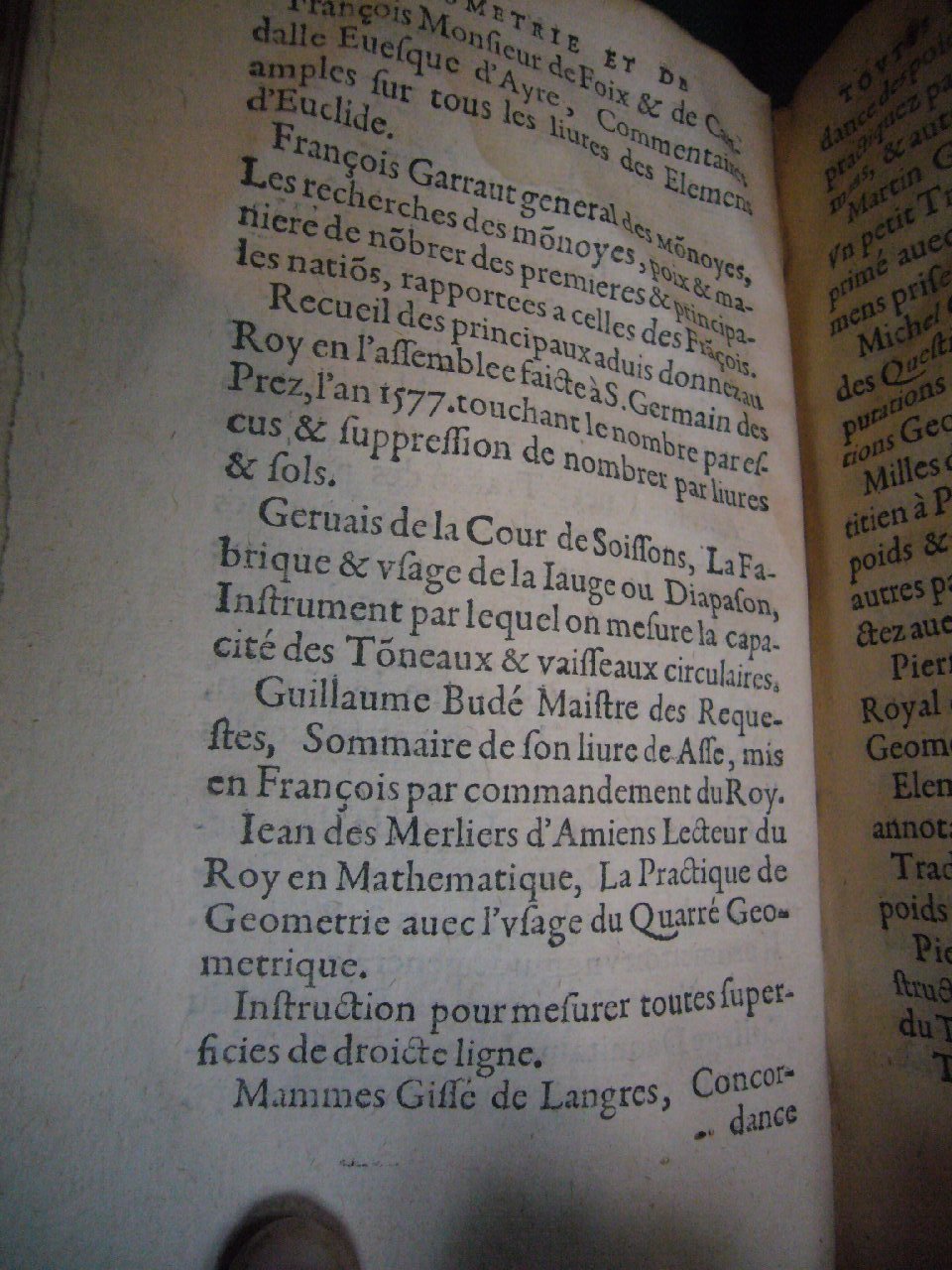 1602 - François Jacquin - Trésor des bons esprits français - BnF Arsenal