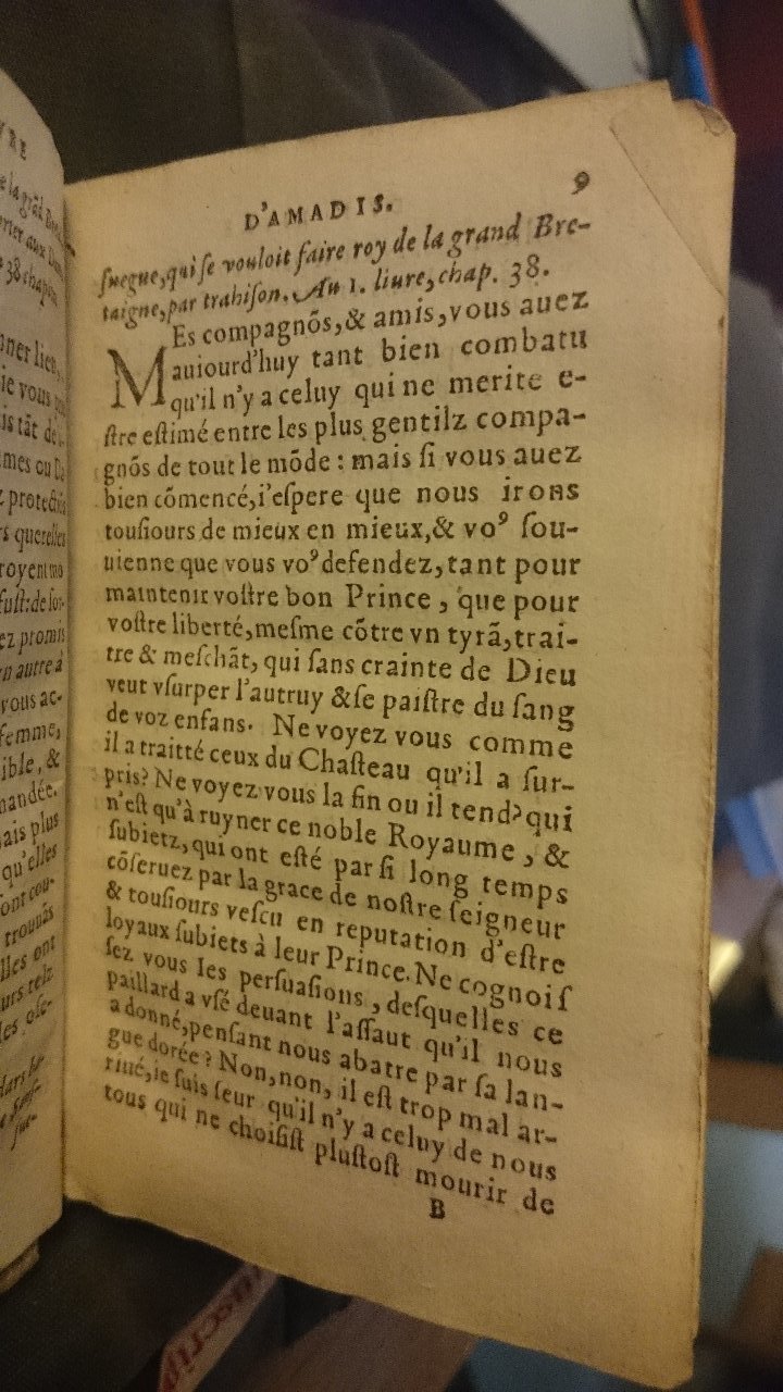 1563 - Jacques Kerver et Jean Ruelle - Trésor des Amadis - British Library