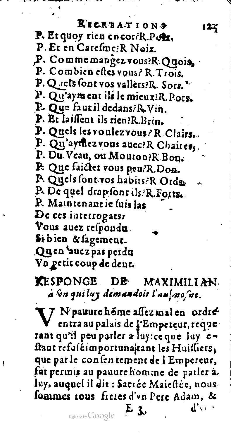 1616 - Balthazar Bellère - Trésor des récréations - NK ČR Prague